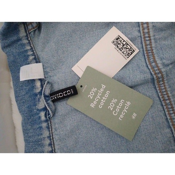 H&M Divided Jean Jacket The Midnight Club NWT size large - Picture 7 of 12
